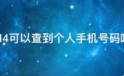 114可以查到个人手机号码吗