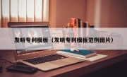 发明专利模板（发明专利模板范例图片）