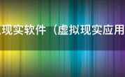 虚拟现实软件（虚拟现实应用软件）