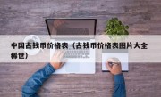 中国古钱币价格表（古钱币价格表图片大全 稀世）